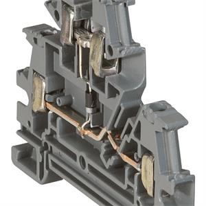 037155 BORNE DUP 2LIG DIODO 4MM2/P6CZ