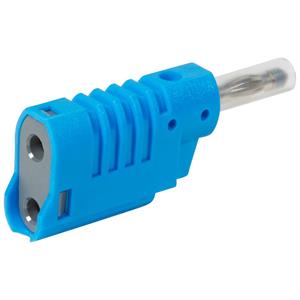 050027 FICHA BANANA SEG. 4MM 16A AZUL