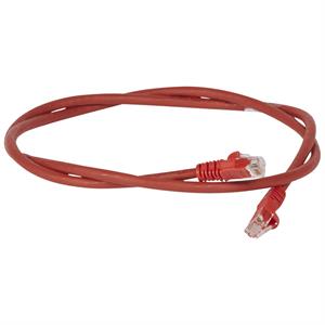 051865 CHICOTE  C6UTP COR VERMELHA 5M
