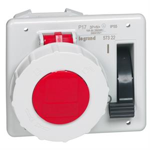 057322 TOM COMPA 16A 3P+T+N 400V IP55