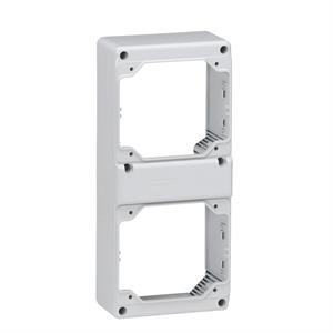 057723 PLACA PARA 2XTOMADAS COMPACTAS