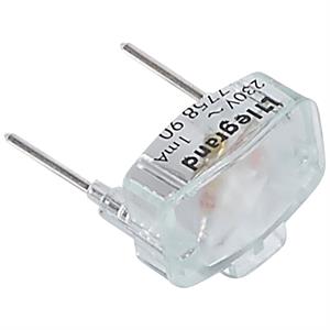 069496 LAMPADA 230 V - 1MA - VERDE