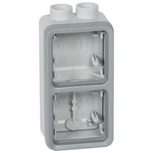 069668 PLEXO CAIXA DUPLA VERTICAL ISO