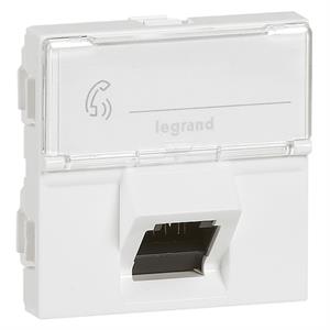 076507 MOSAIC RJ45 CAT6 STP 2MD D45