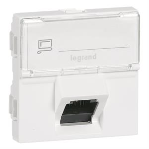 076508 MOSAIC RJ45 CAT6A STP 2MD D45