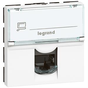 076591 MOSAIC RJ45 CAT.6 UTP INCL.90º