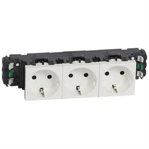 077403 MOSAIC 3 X 2P+T SCHUKO LIG.DLP