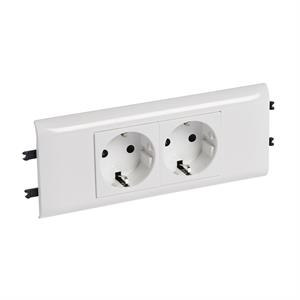 077432 MOSAIC 2X 2P+T SCHUKO DLP 65