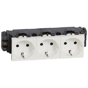 077603 MOSAIC 3 X 2P+T SCHUKO LIG.DLP