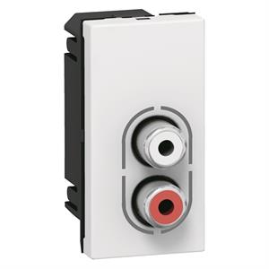 078753 MOSAIC TOMADA AUDIO 2 RCA
