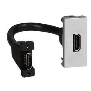 079378 MOSAIC TOM.HDMI PRE-CONECT.ALU