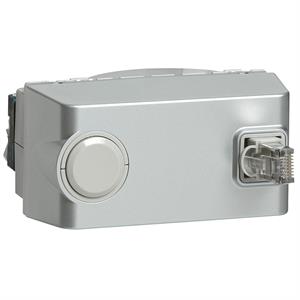 079433 MOS. RJ45 CAT6 FTP C/CHIC.ALUM