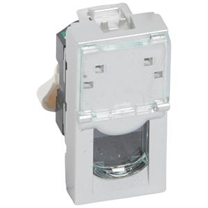 079451 MOSAIC RJ45 CAT5E UTP 1MD ALUM