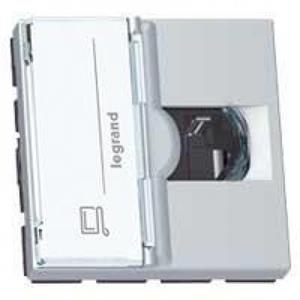 079474 MOSAIC RJ45 CAT.6A UTP 2MD ALU