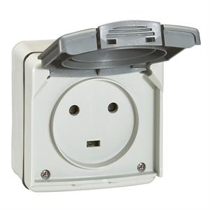 091655 PLEXO 2P+T 20A - IP55 SALIENTE