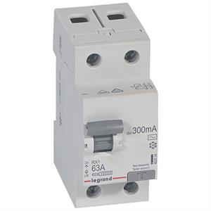 402034 RX3 INTER DIF 2P 63A 300 MA AC