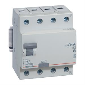 402070 RX3 INTER DIF 25A 4P 300MA AC
