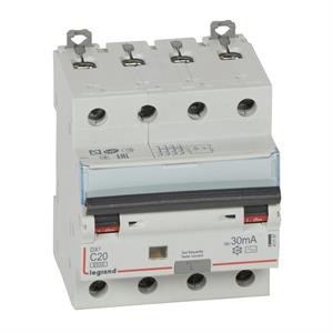 411187 DISJDIF 4P C20A 6/10KA AC 30MA