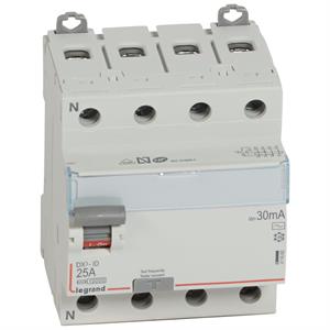 411660 DX3 INTER DIF 4P 25A AC 30MA
