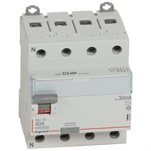 411661 DX3 INTER DIF 4P 40A AC 30MA