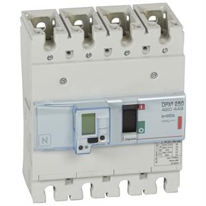 420449 DPX3 250ELECT+MED 4P 250A 36KA