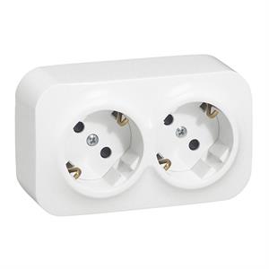 782423 FORIX 2 X SCHUKO C/OBTURAD.BRA