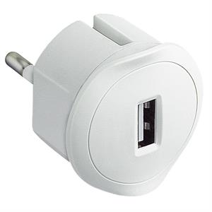 050680 FICHA CARREGADOR USB BRANCO