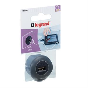 050681 FICHA CARREGADOR USB PRETO