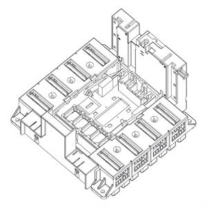 422589 DPX3 BASE TOM POSTE1600 4P SCC