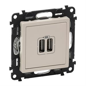 753212 TOM. 2 X USB CREME