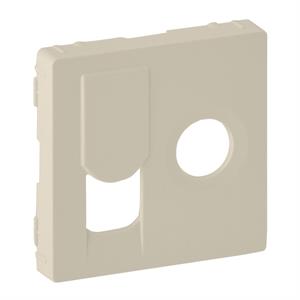 754831 CENTRO TV+RJ45 CREME