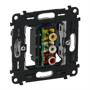 753075 VALENA L-TOMADA RCA TRIPLA