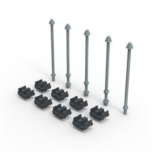 339939 KIT SUP BUSBAR 80-120X10
