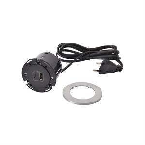 654732 DISQ60 USB A+C 2M MET