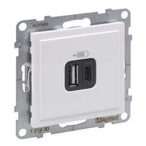 721130 2 X USB TIPO A+C BRAN