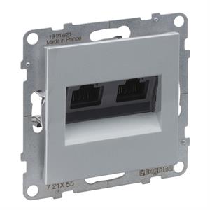 721355 2XRJ45 CAT6A UTP ALUM