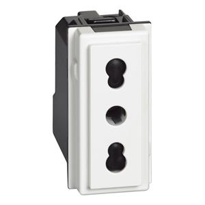 KW4180 LNOW 2P+T ITALIA 16A 1MD BRANC