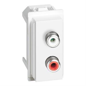 KW4269R LNOW TOMADA2 X RCA 1MD BRANCO