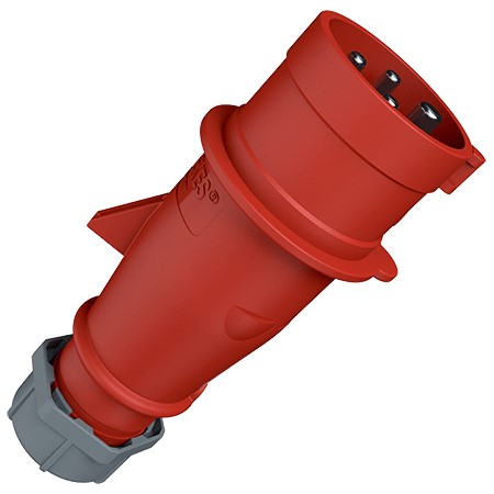 Plug AM-TOP, 32A4p6h400V, IP44