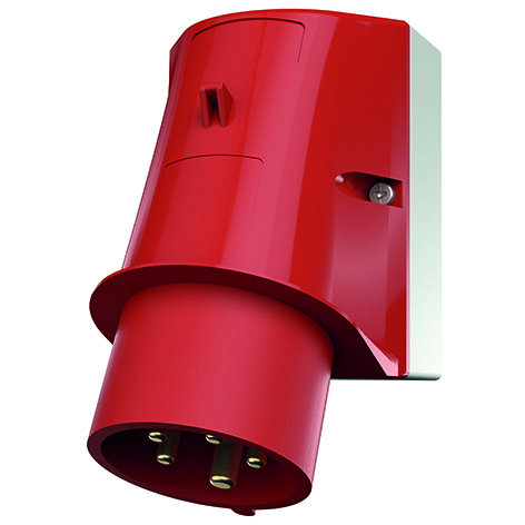 Wall mounted inlet, 16A5p6h400V, IP44