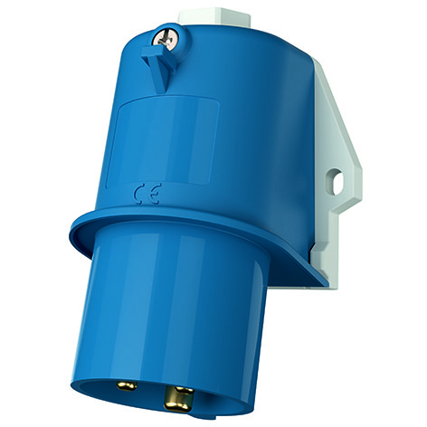 Wall mounted inlet, 16A3p6h230V, IP44