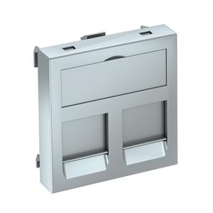 6119206 ESPELHO PLANO 2xRJ45 A
