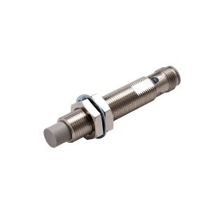 Sensor de proximidade, indutivo, corpo longo em latão níquel, M12, sem blindagem, 5 mm, DC, 3 fios, PNP NO, IO-Link COM3, conector M12
