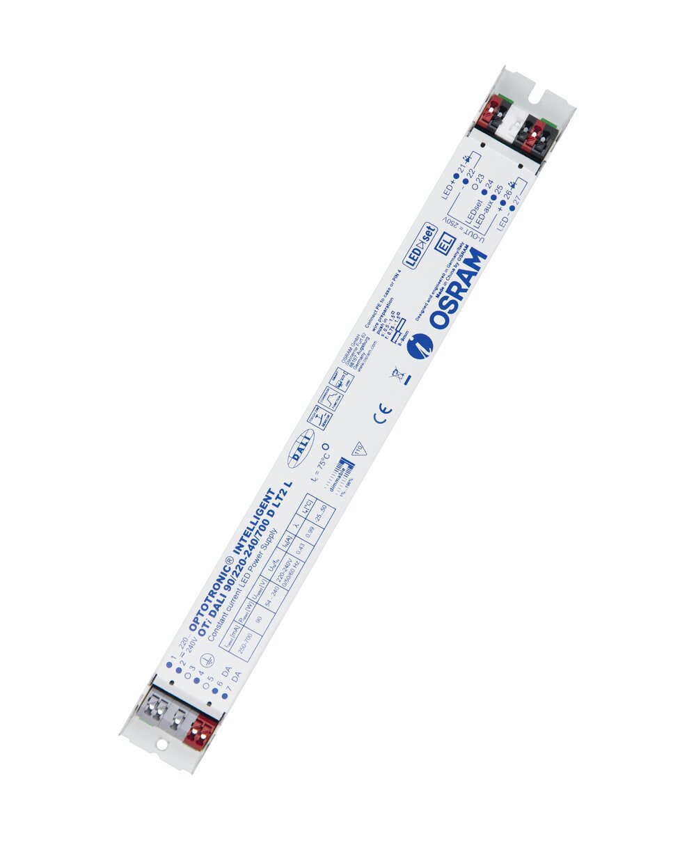 OPTOTRONIC© Intelligent – Dimmable DALI (non-isolated) 90/220…240/700 D LT2 L