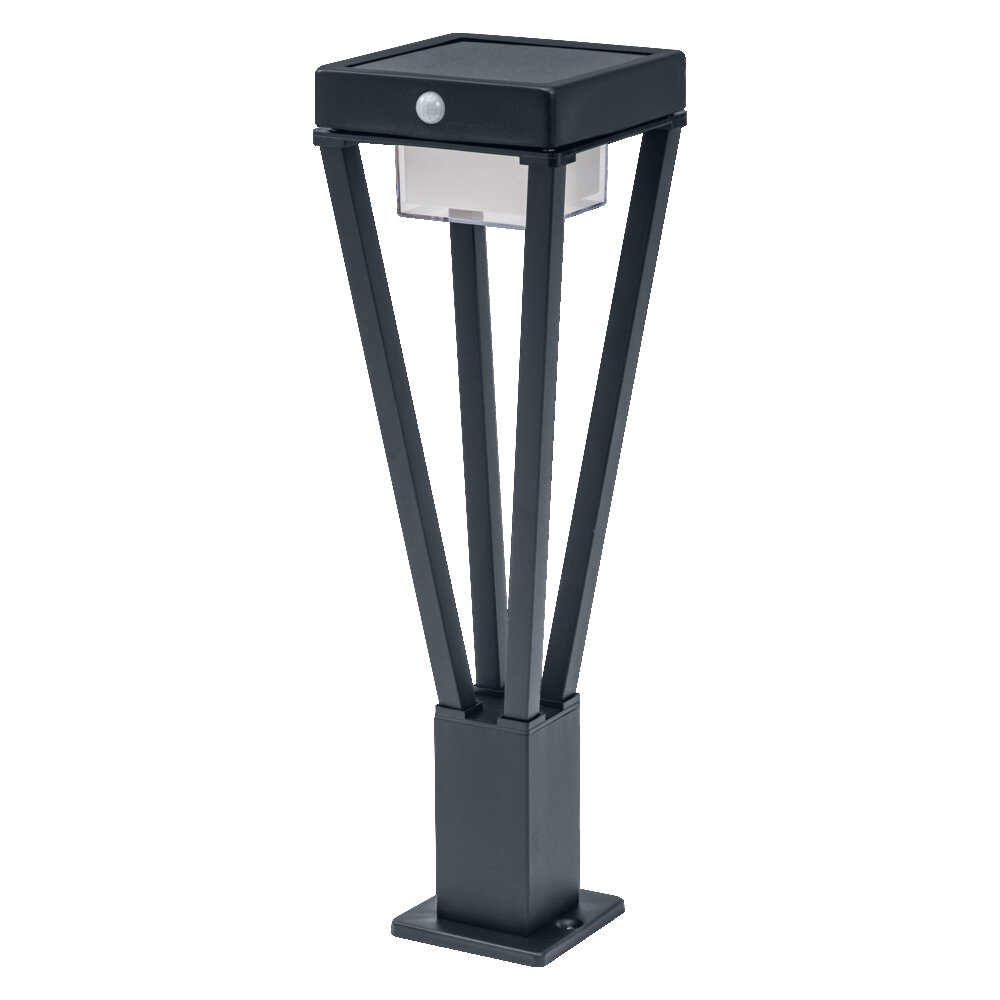 ENDURA STYLE SOLAR BOUQUET 50cm Post Sensor 6W Black