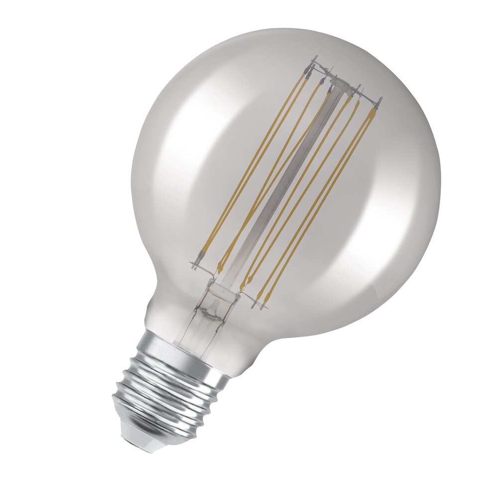 Vintage 1906 LED CLASSIC SLIM FILAMENT Globe DIMMABLE 11W 818 Smoke E27