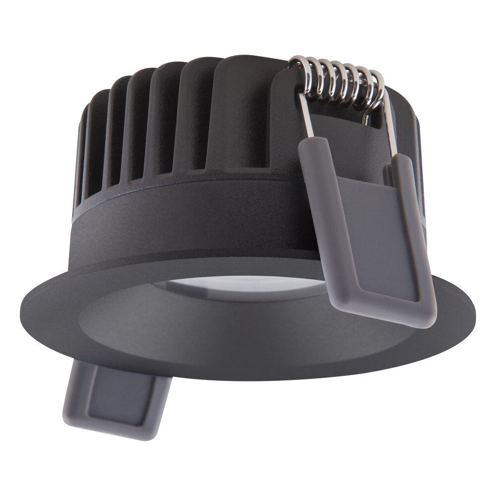 SPOT FIX 8W 930 PS DIM IP44 BK