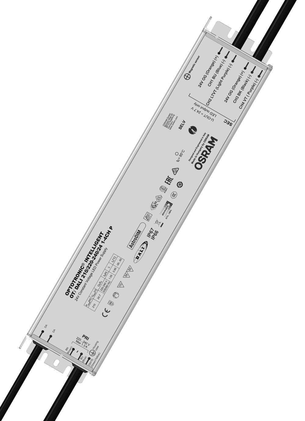 CV Power supplies with DALI 210/220-240/24 1-4 CH