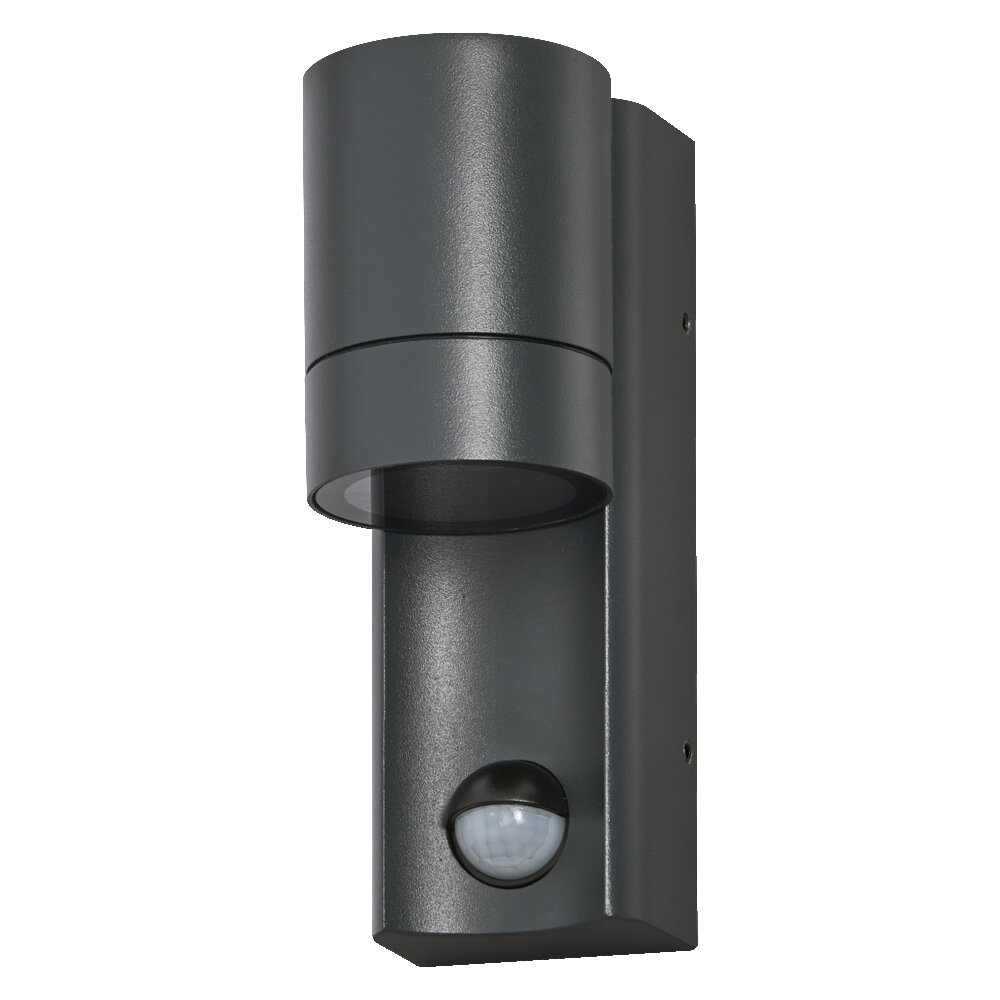 Endura Classic IP65 GU10 Isidor Wall Sensor Dark Gray