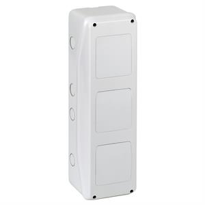 Mureva - Quadro de interface - 138x460 mm - 3 aberturas